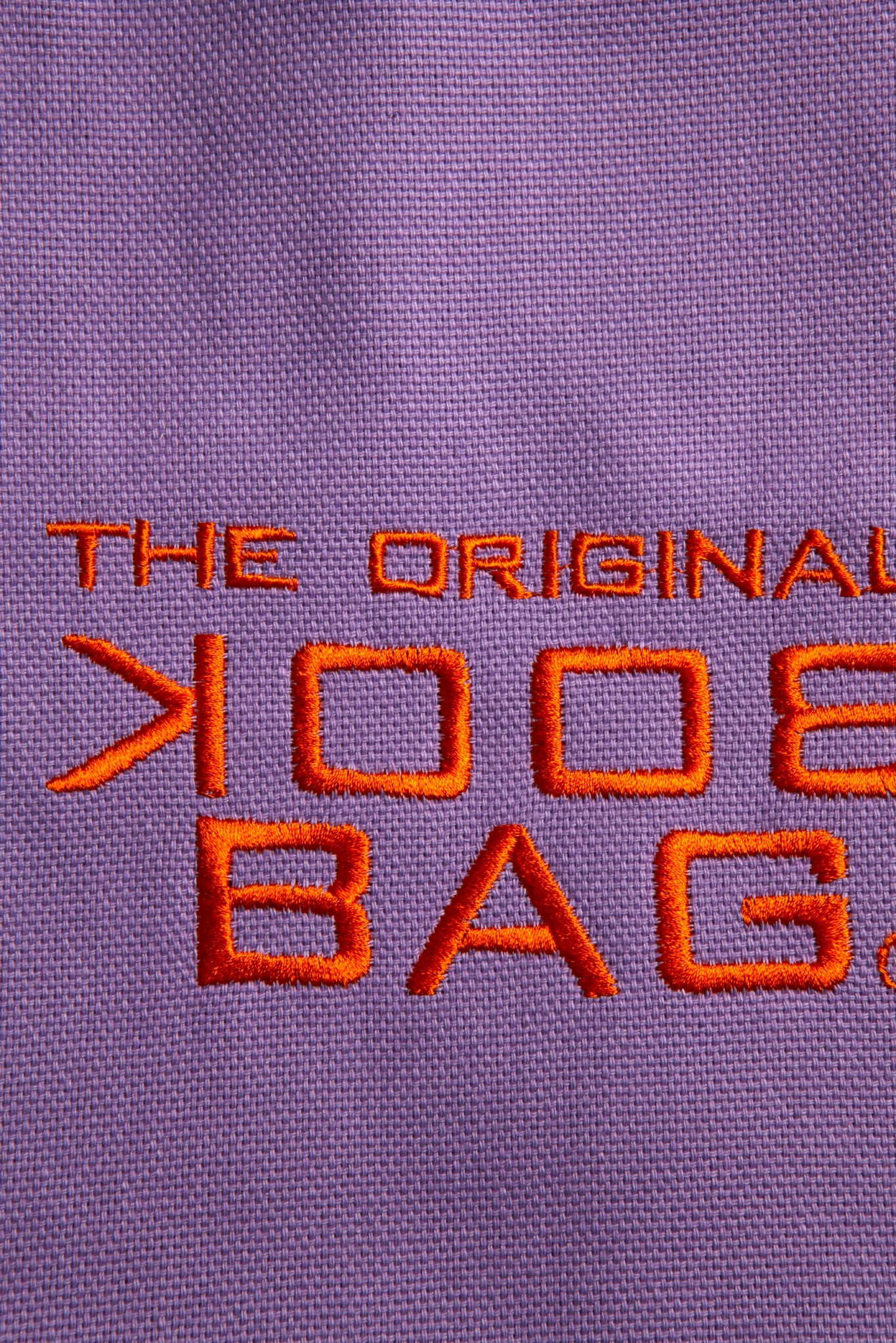 Cotton - TOTE Bag - Purple with inner lining and two practical pockets