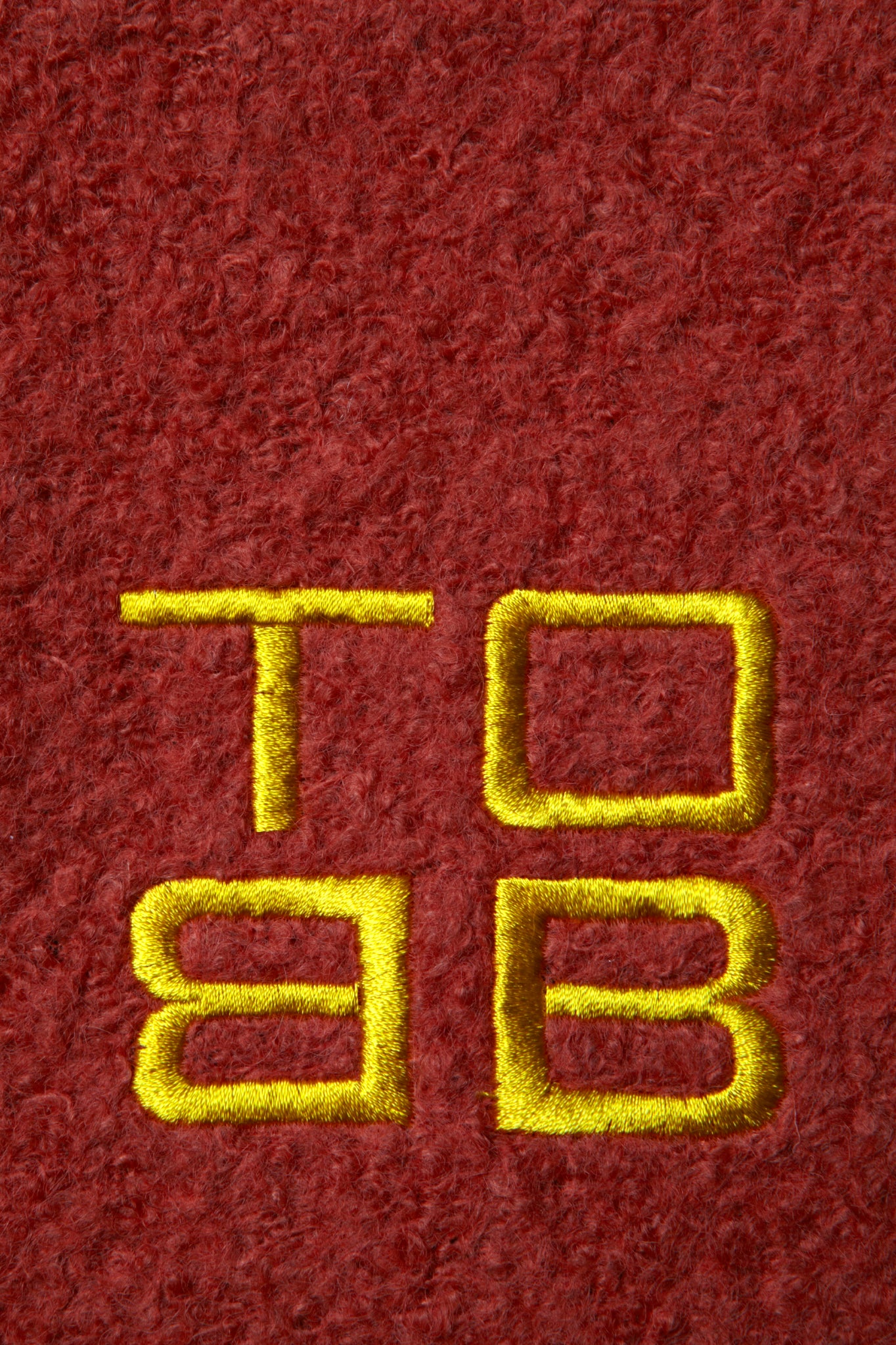 Boucle - Necessaire - Orange with embroidery and lining