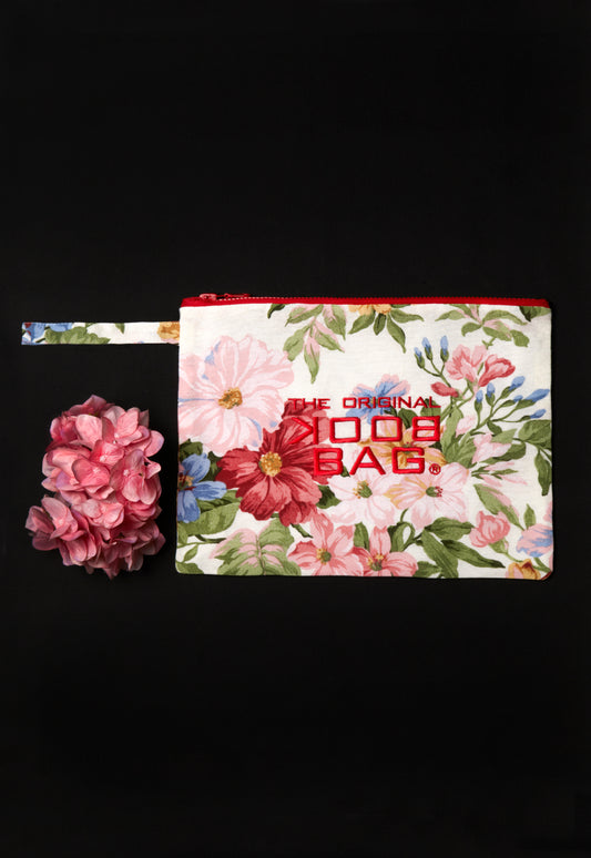 Necessaire - Big Flowers with embroidery and lining
